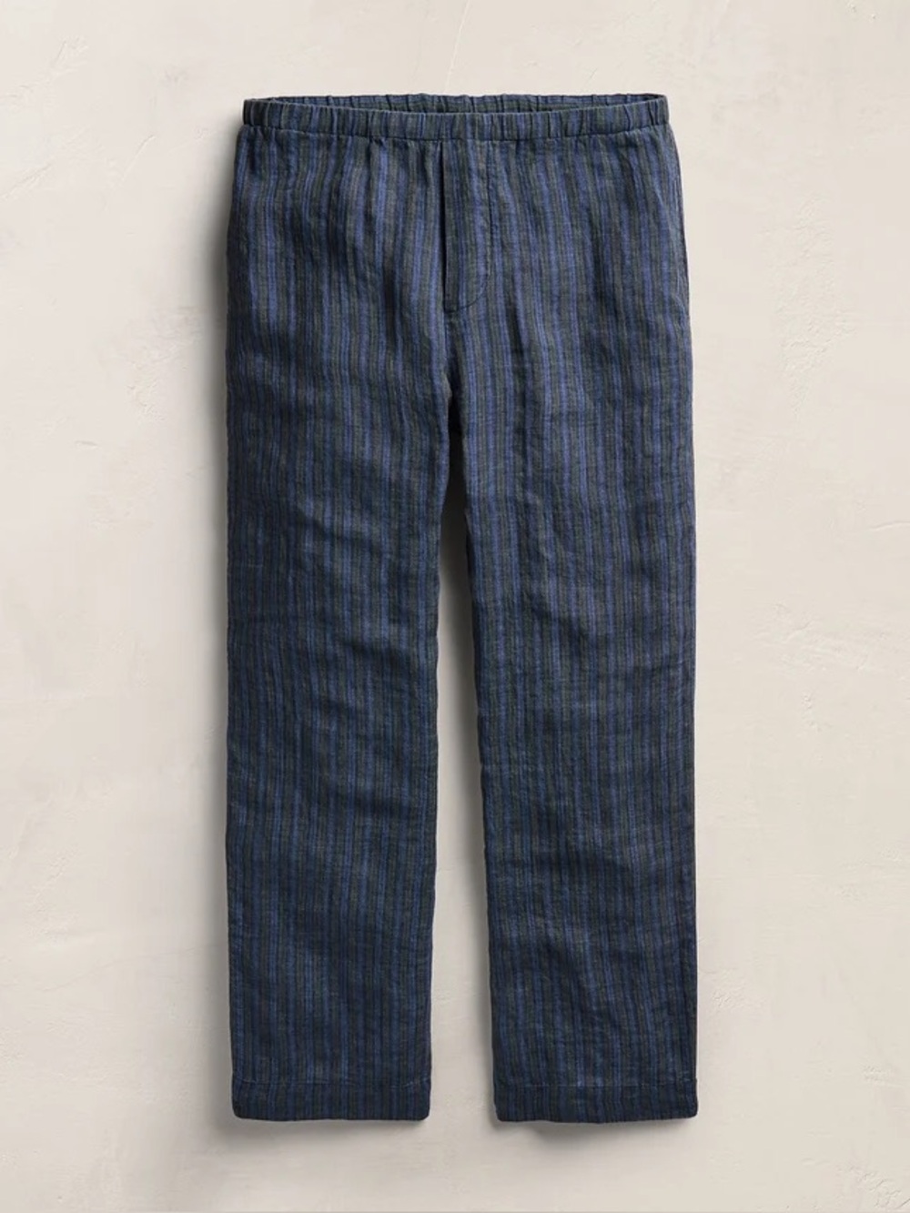 James perse WASHED STRIPE LINEN RELAXED PANT
